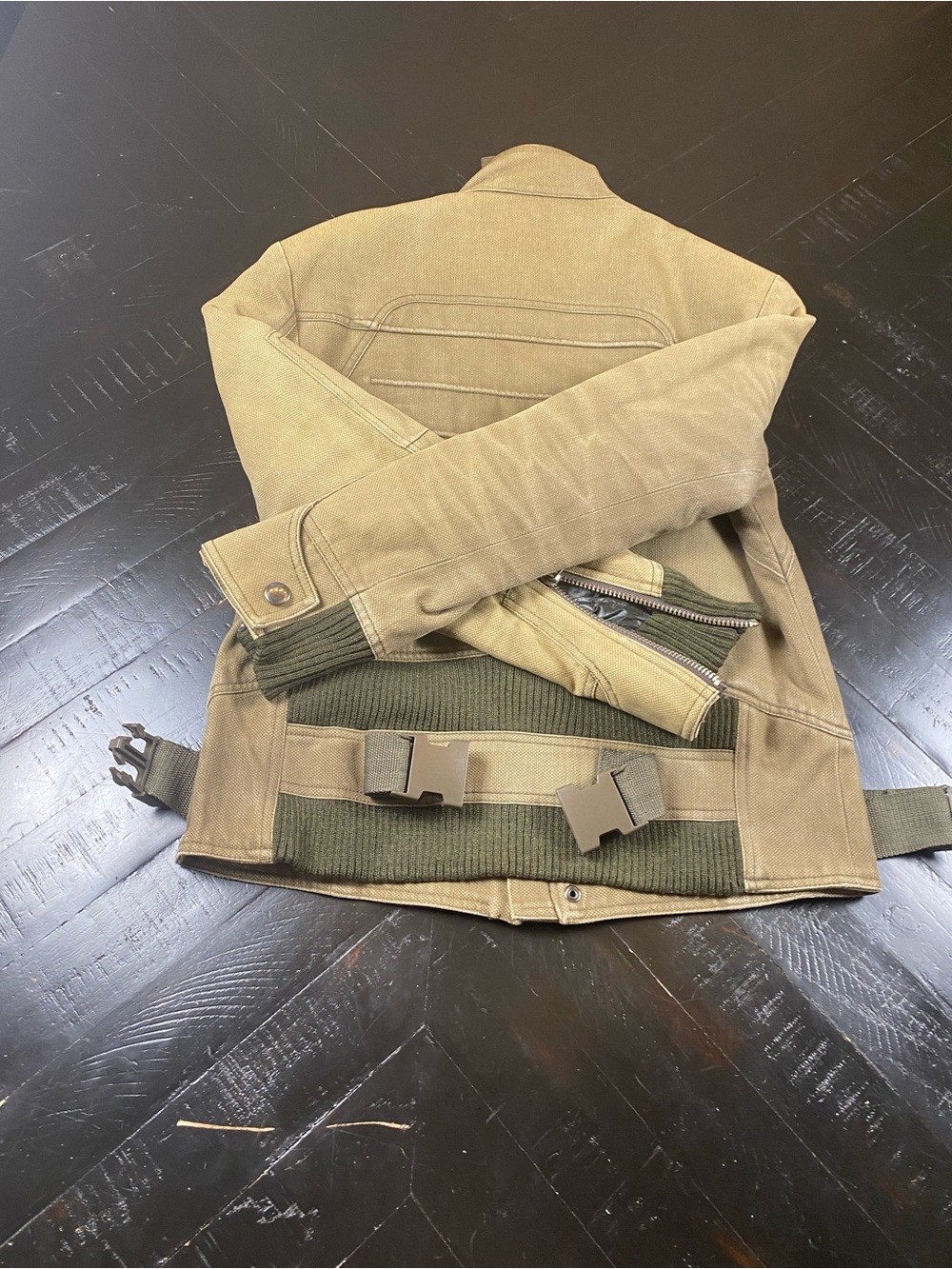 Vintage Dior Jacket in Olive Green with Black Satin Lining.  Rare! - Picture 14 of 14